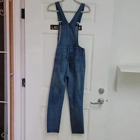 Madewell Med The Skinny Overalls Jeans Kemp Wash Strech Denim H5926 - Picture 6 of 10